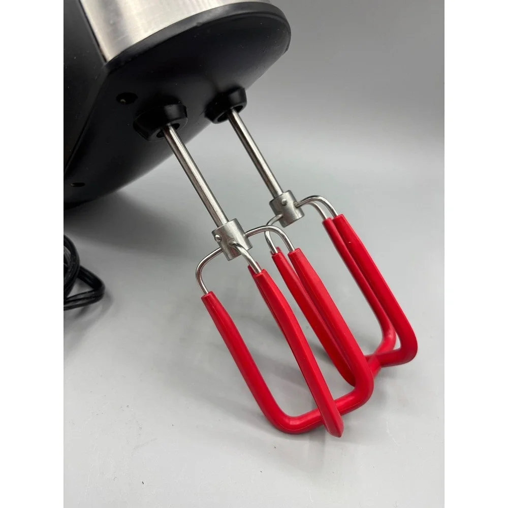 Hamilton Beach 62645 6-Speed Hand‎ Mixer Red Silicone Beaters